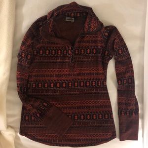 Kavu Women’s Size Medium Long Sleeve 1/2 zip Top🌲